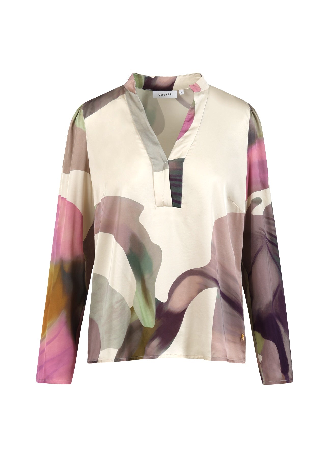 Coster Copenhagen BLUSE MED LIQUID FLOWER PRINT Shirt/Blouse Liquid flower print - 926