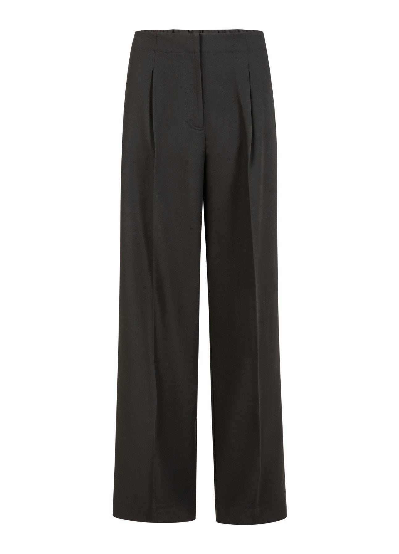Coster Copenhagen BREDE BUKSER - SILLE FIT Pants Black - 100