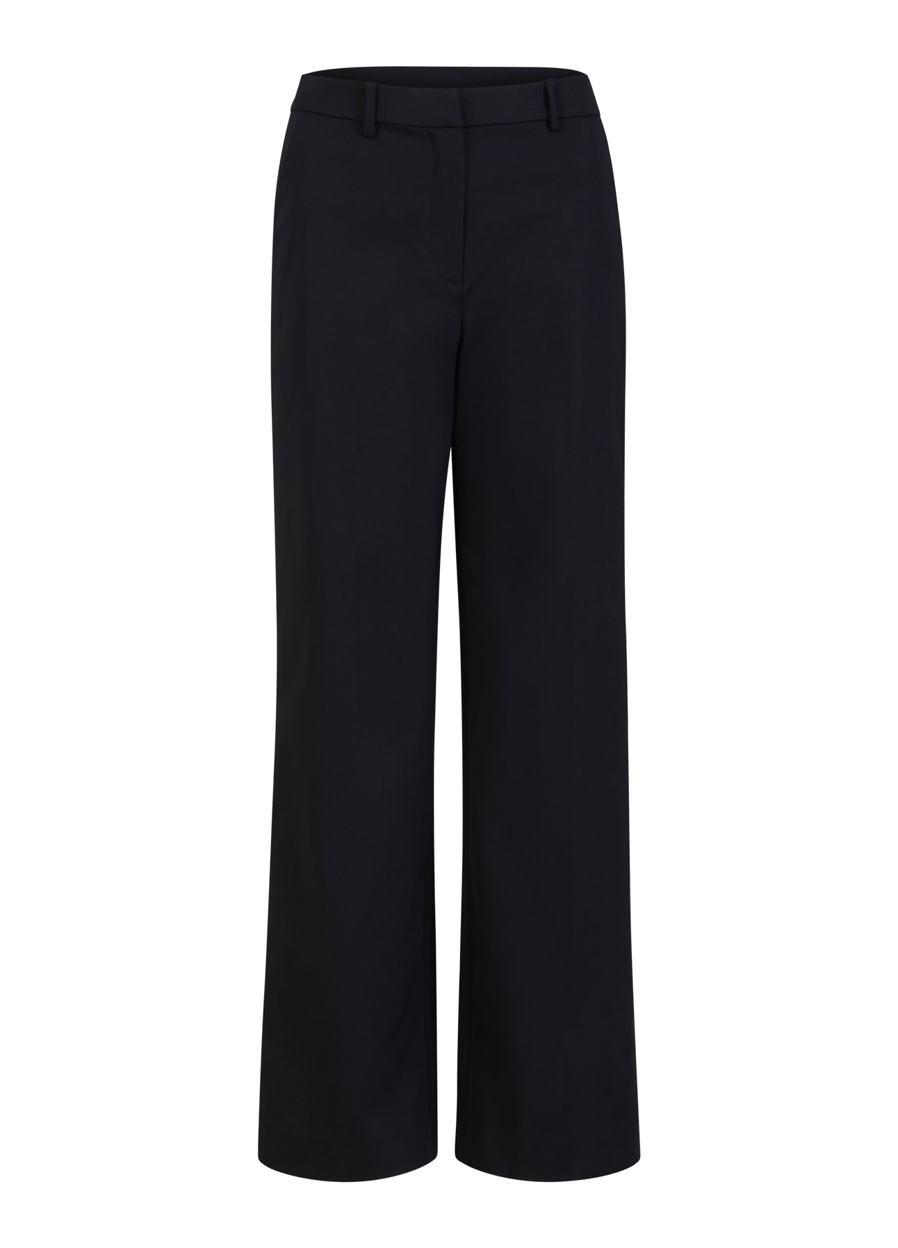 Coster Copenhagen BUKSER MED BREDT BEN - PETRA PASFORM Pants Black - 100