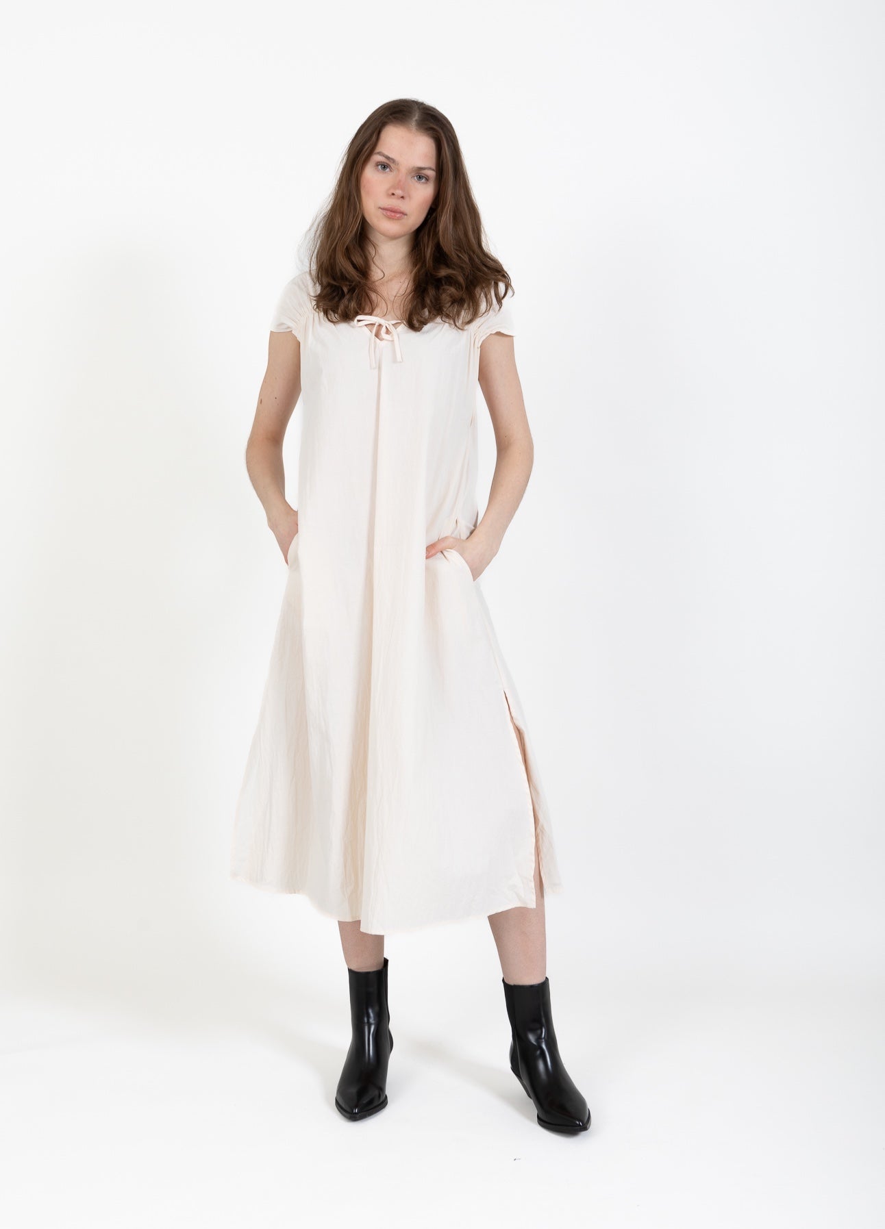 CC Heart CC HEART ALIZA KJOLE MED RYNK Kjole Creme - 241