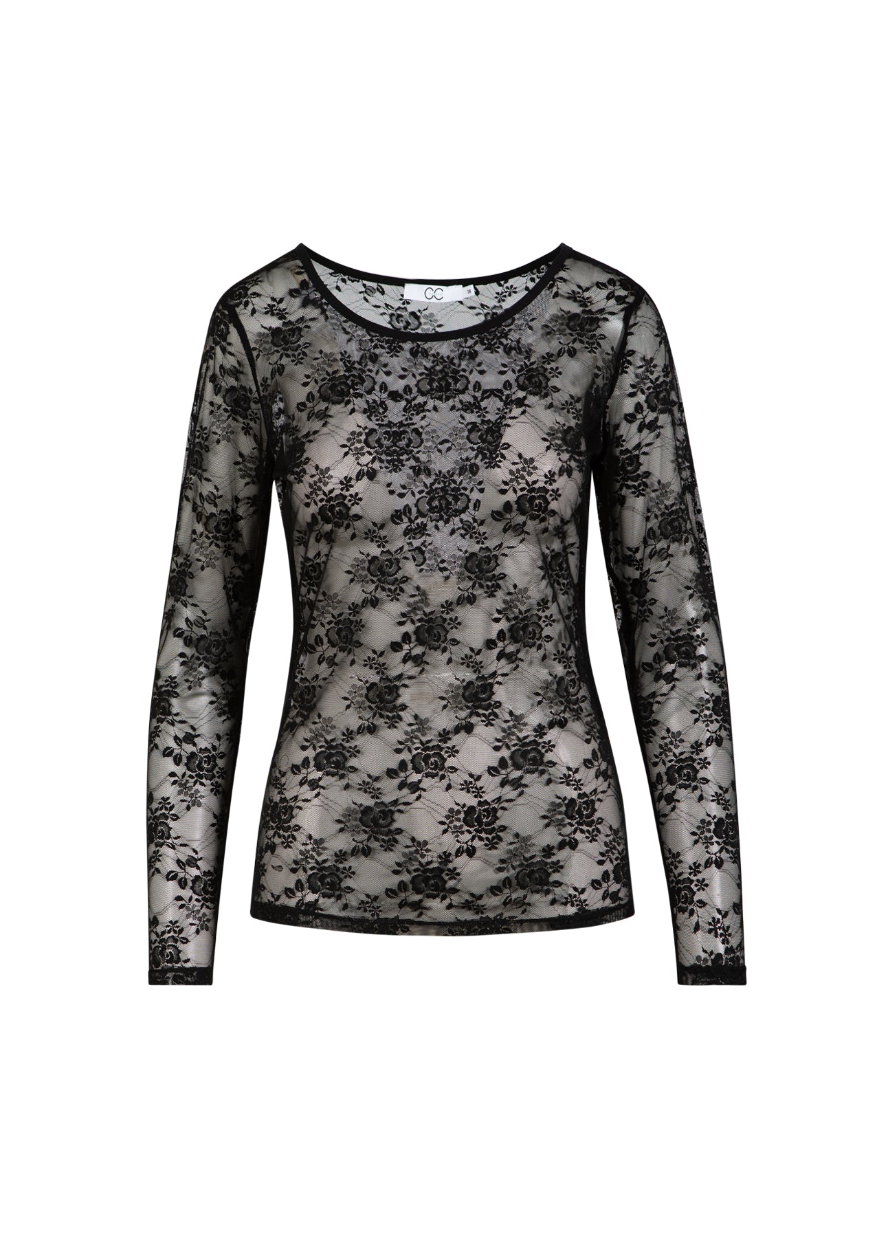 CC Heart CC HEART ALIZA LANGÆRMET BLUSE I BLONDE Shirt/Blouse Black - 100