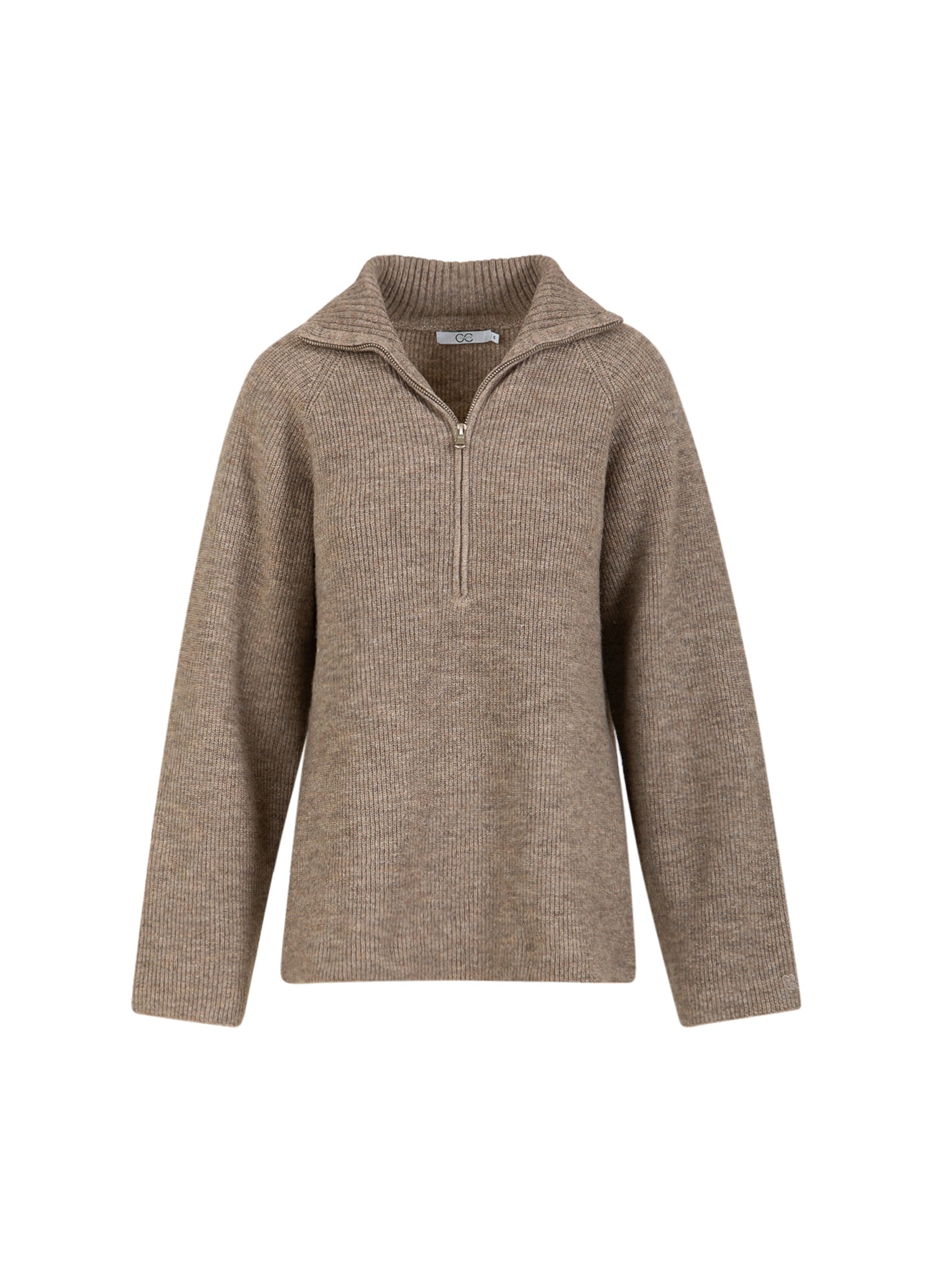 CC Heart CC HEART EMMA LYNLÅS STRIKTRØJE Knitwear Golden brown melange - 793
