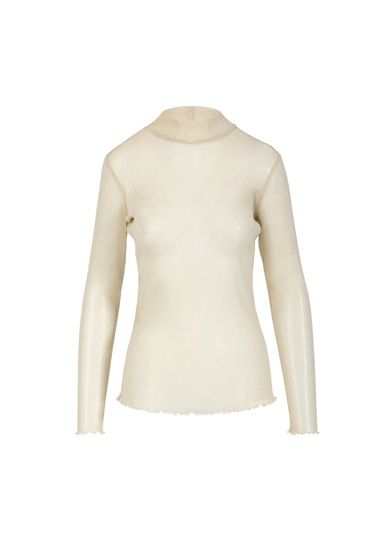 CC Heart CC HEART EVE MESH TURTLENECK Shirt/Blouse Off white glitter - 201