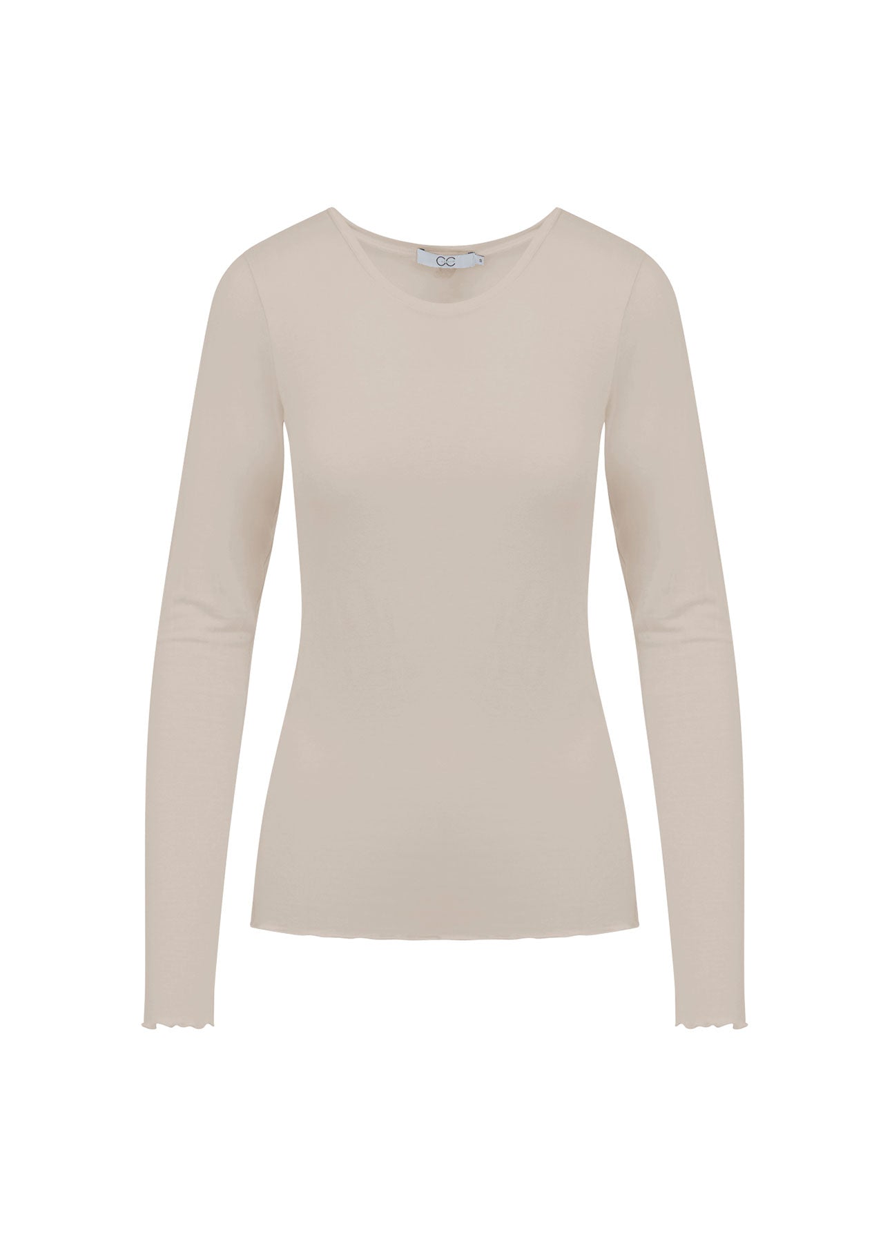 CC Heart CC HEART LANGÆRMET TOP Shirt/Blouse Cream - 351