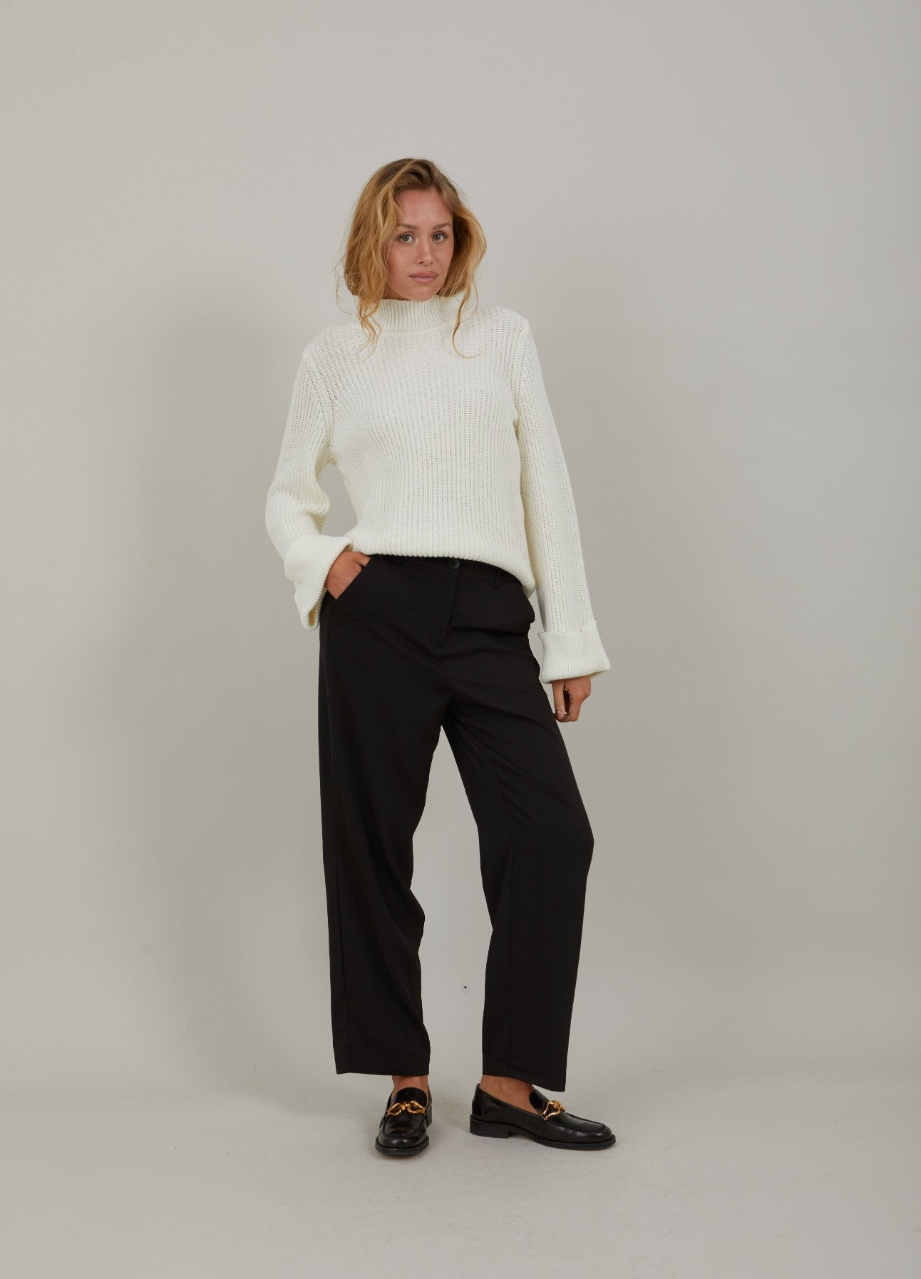 CC Heart CC HEART LANGE LØSE BUKSER Pants Black - 100