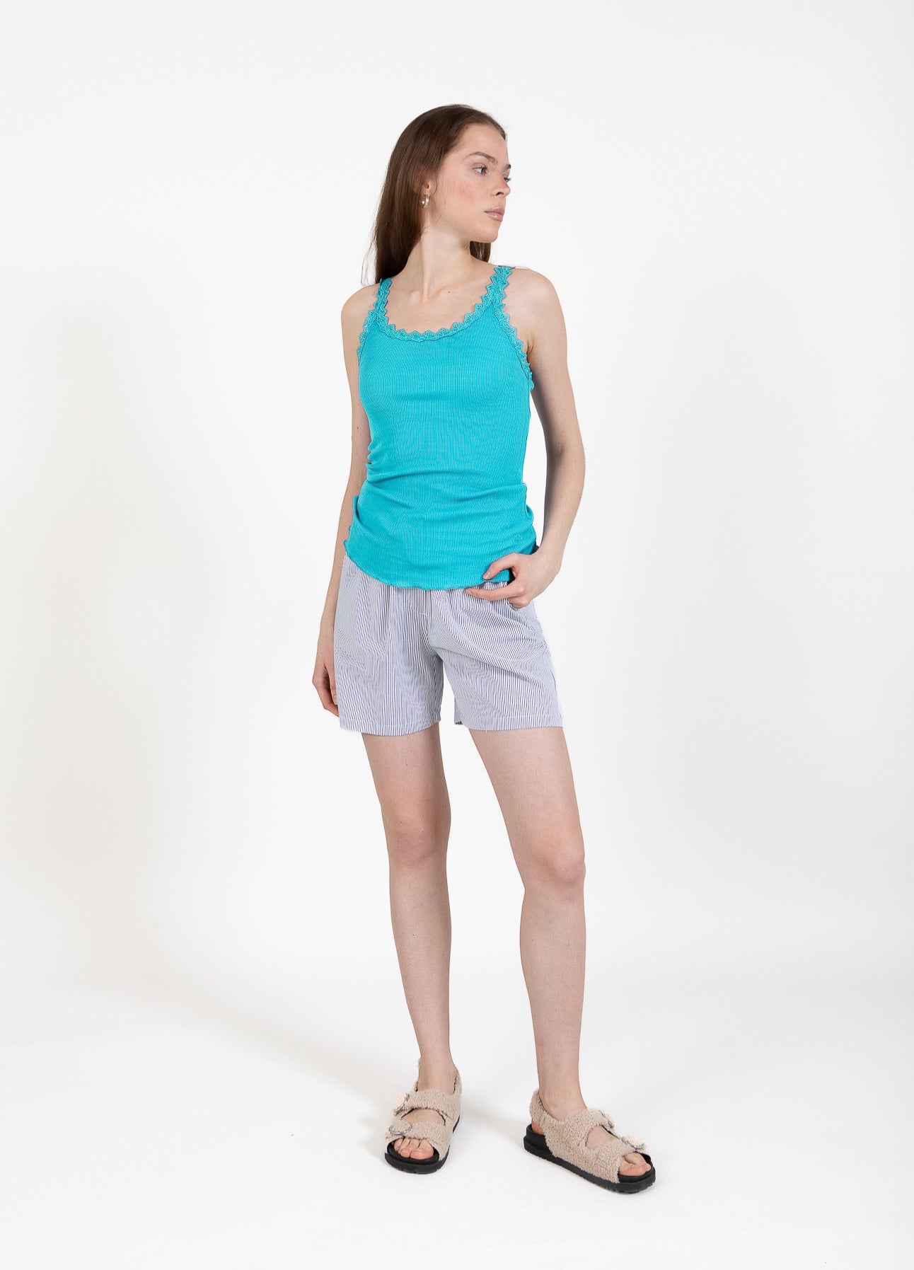 CC Heart CC HEART SILKE TOP MED BLONDE Top - Short sleeve Aqua blue - 585