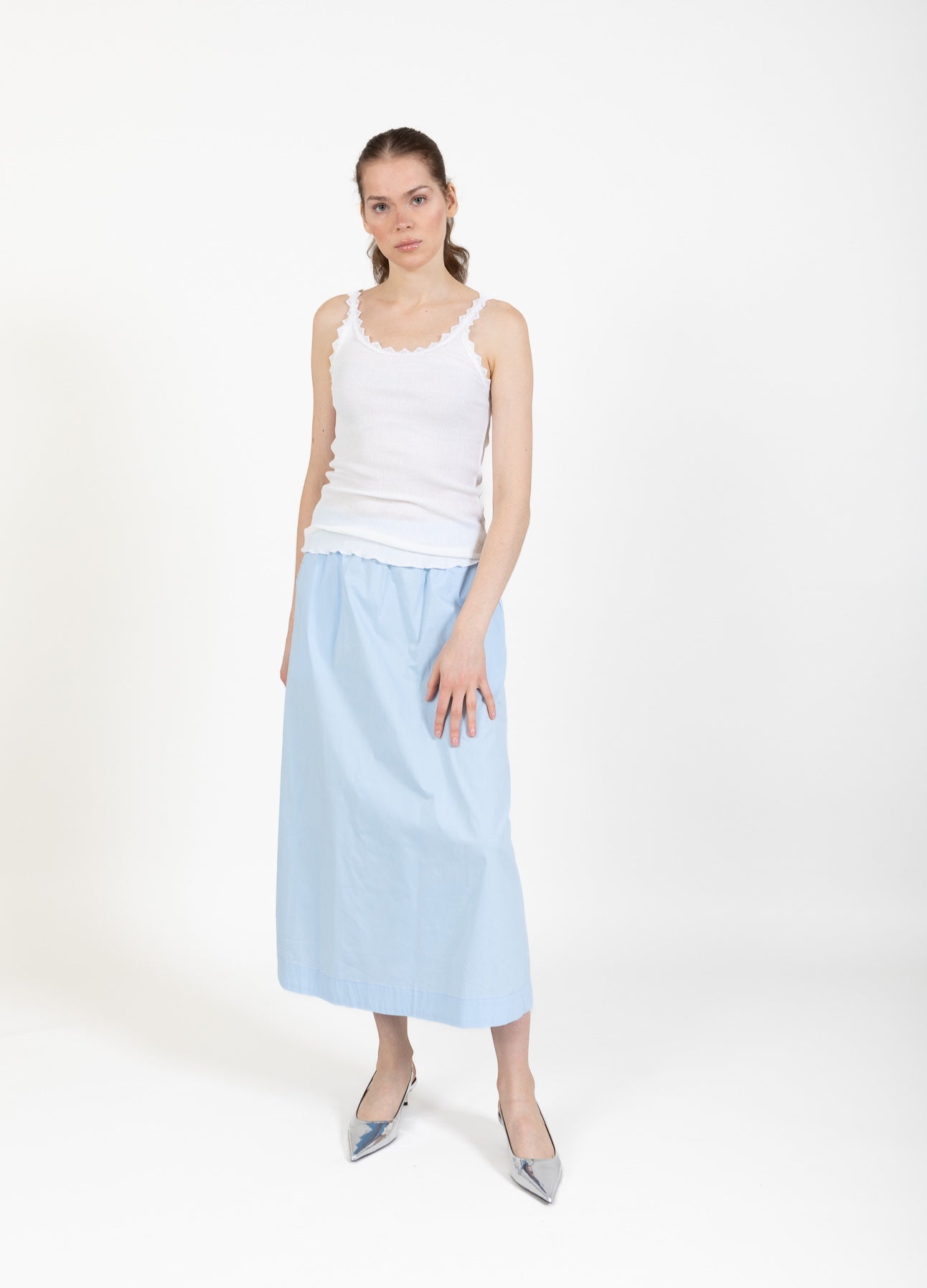 CC Heart CC HEART SILKE TOP MED BLONDE Top - Short sleeve White - 200