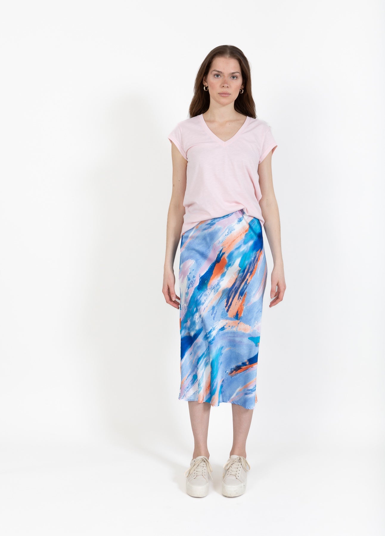 CC Heart CC HEART SKYLER SATIN NEDERDEL Skirt Tiedye print - 976