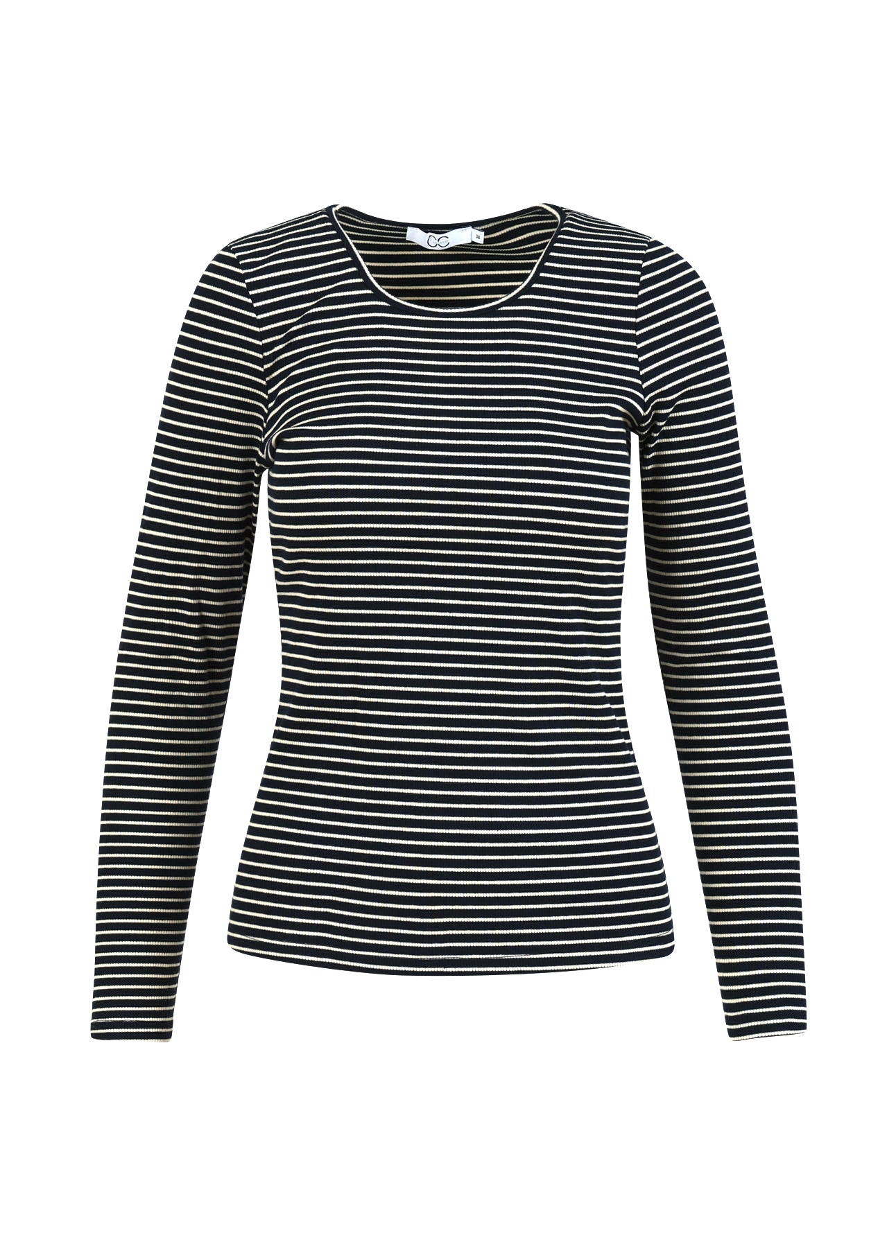 CC Heart CC HEART KAROLINE RIB TEE Shirt/Blouse Navy/offwhite stripe - 501