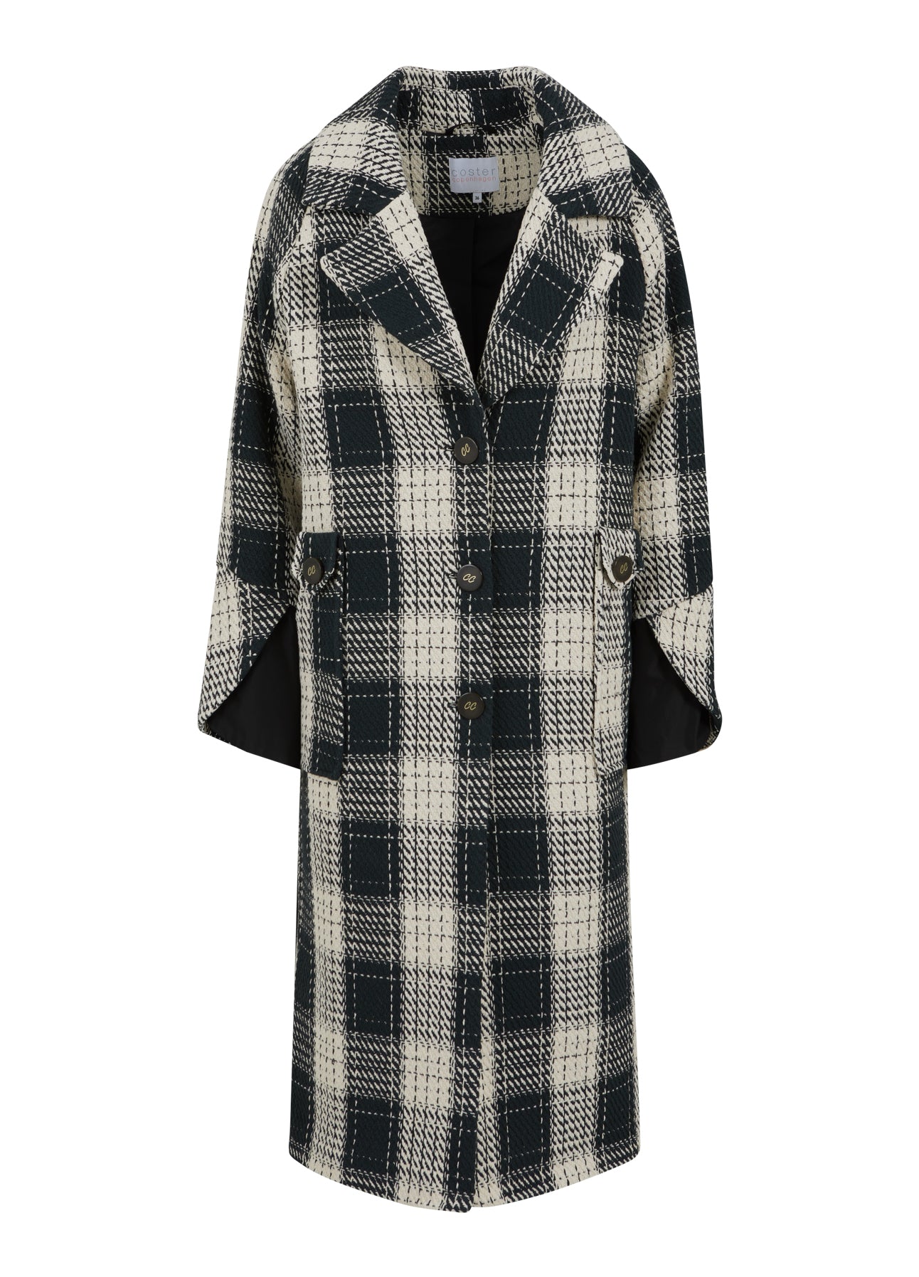 Coster Copenhagen  CHECK MIX FRAKKE Outerwear Check mix - 173