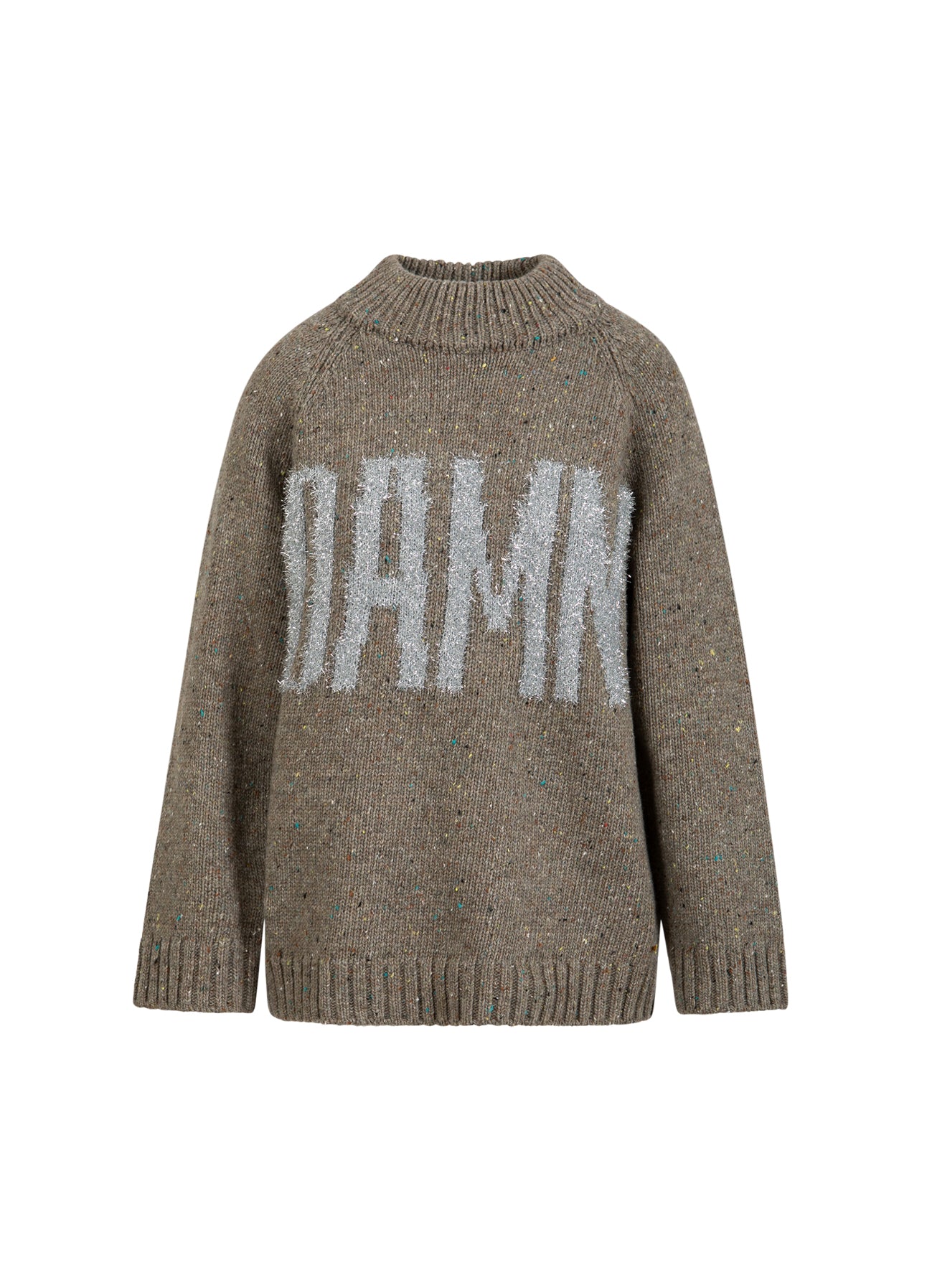 Coster Copenhagen DAMN STRIK Knitwear Taupe melange - 313
