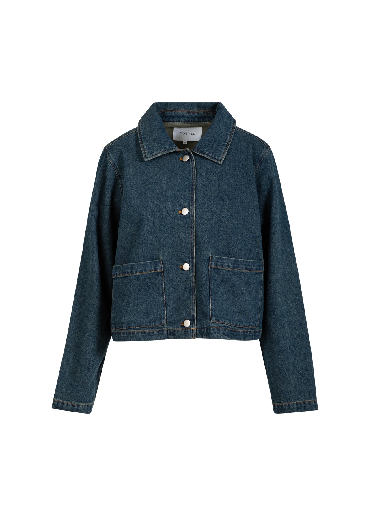 Coster Copenhagen DENIM JAKKE Blazer Dark Blue Denim - 571