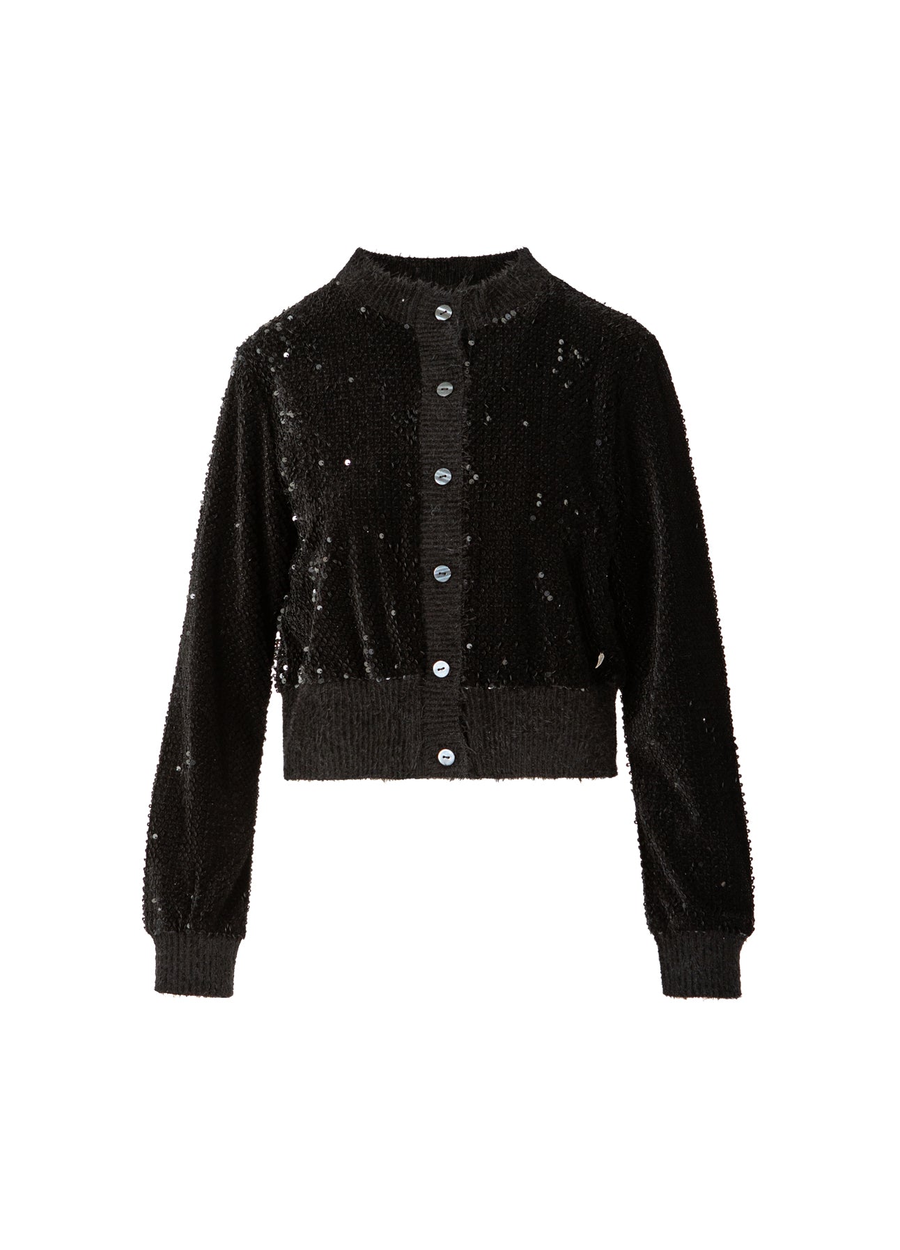 Coster Copenhagen FLØJL PALIET CARDIGAN Shirt/Blouse Black - 100
