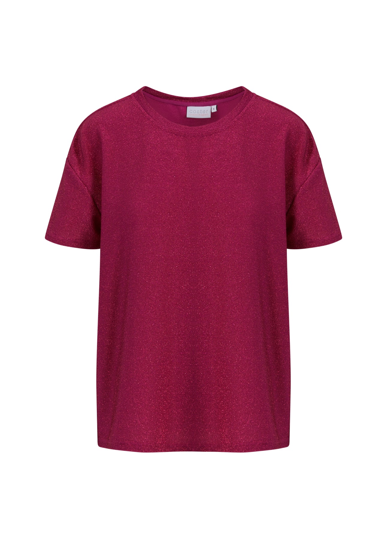 Coster Copenhagen   GLIMMER T-SHIRT Top - Short sleeve Pink shimmer - 628