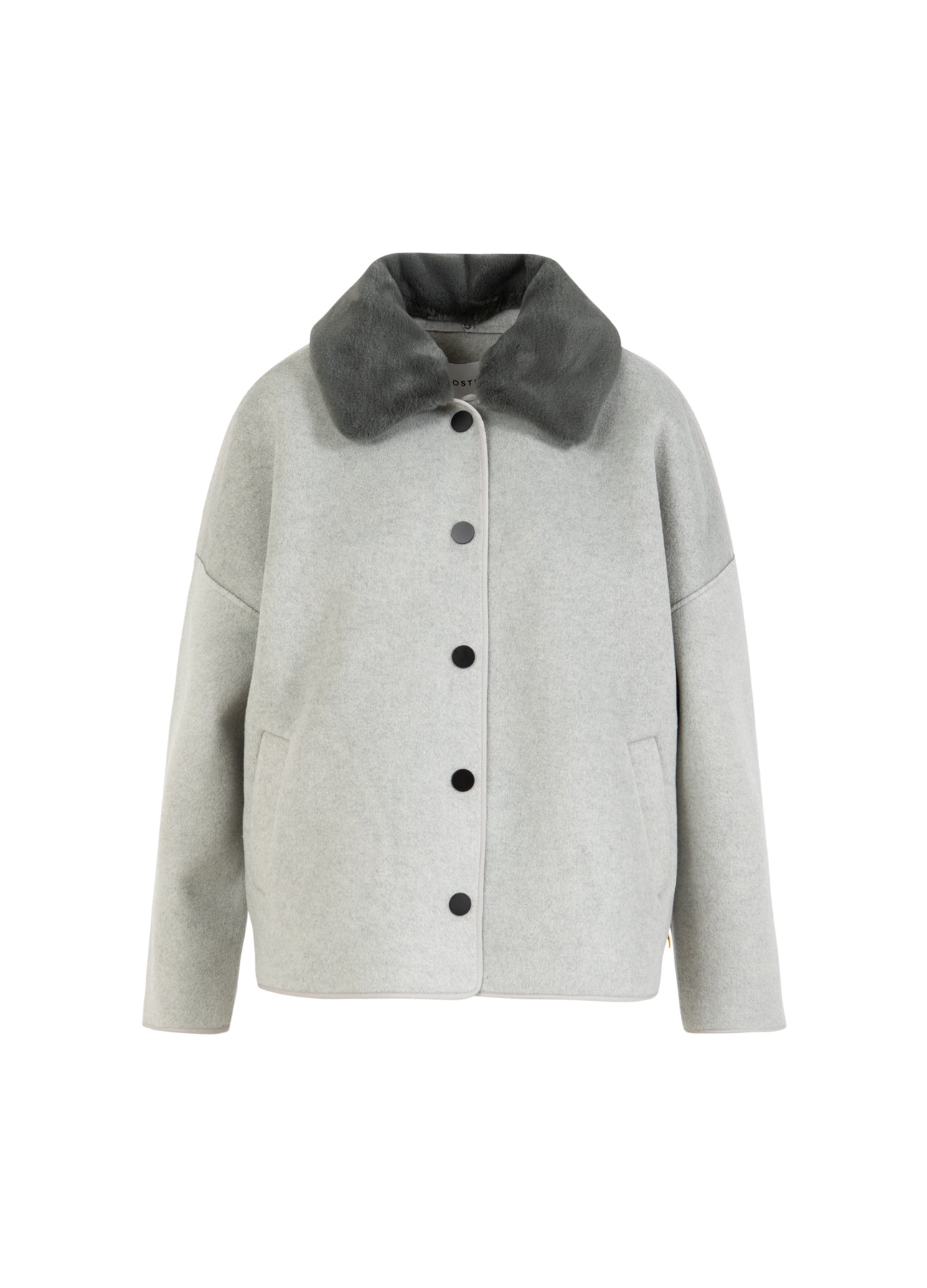 Coster Copenhagen JAKKE MED PELSKRAVE Outerwear Dove grey - 155