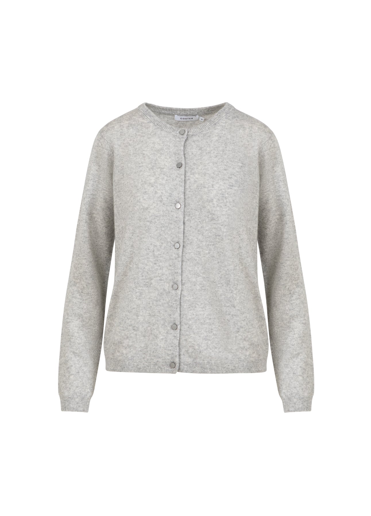 Coster Copenhagen KASHMIR CARDIGAN Knitwear Light grey melange - 129