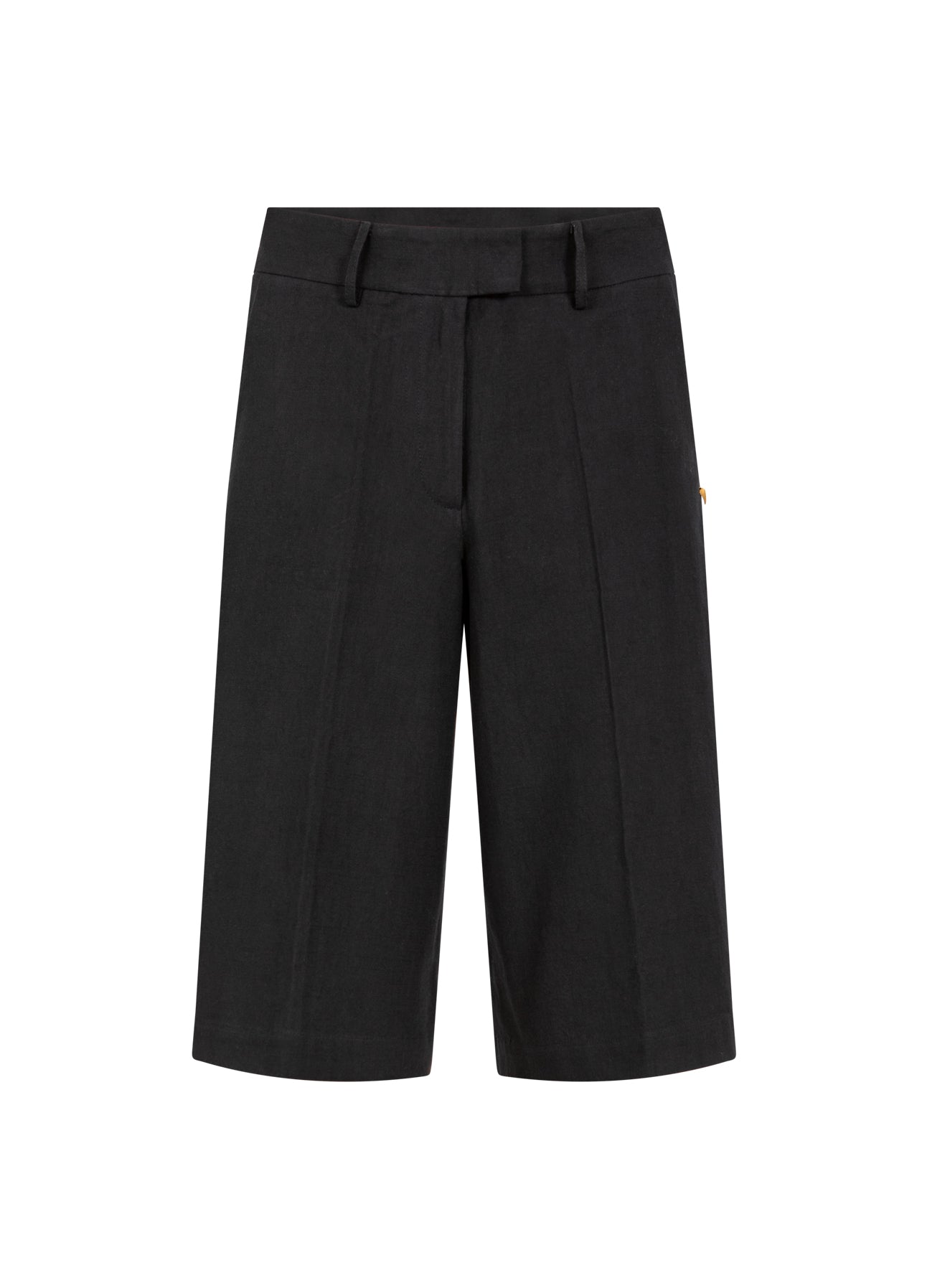 Coster Copenhagen LANGE SHORTS MED BREDE BEN Shorts Black - 100