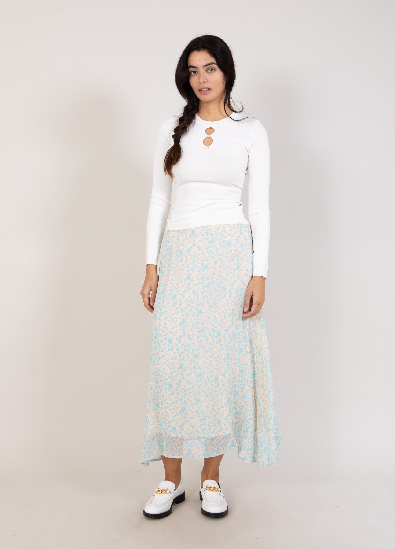 Coster Copenhagen NEDERDEL I LEO SPLASH PRINT Skirt Leo splash print - 908