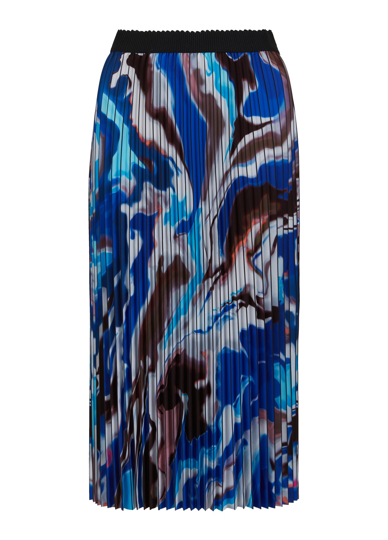 Coster Copenhagen  PLISSE NEDERDEL M. PRINT Skirt Flow print - 550