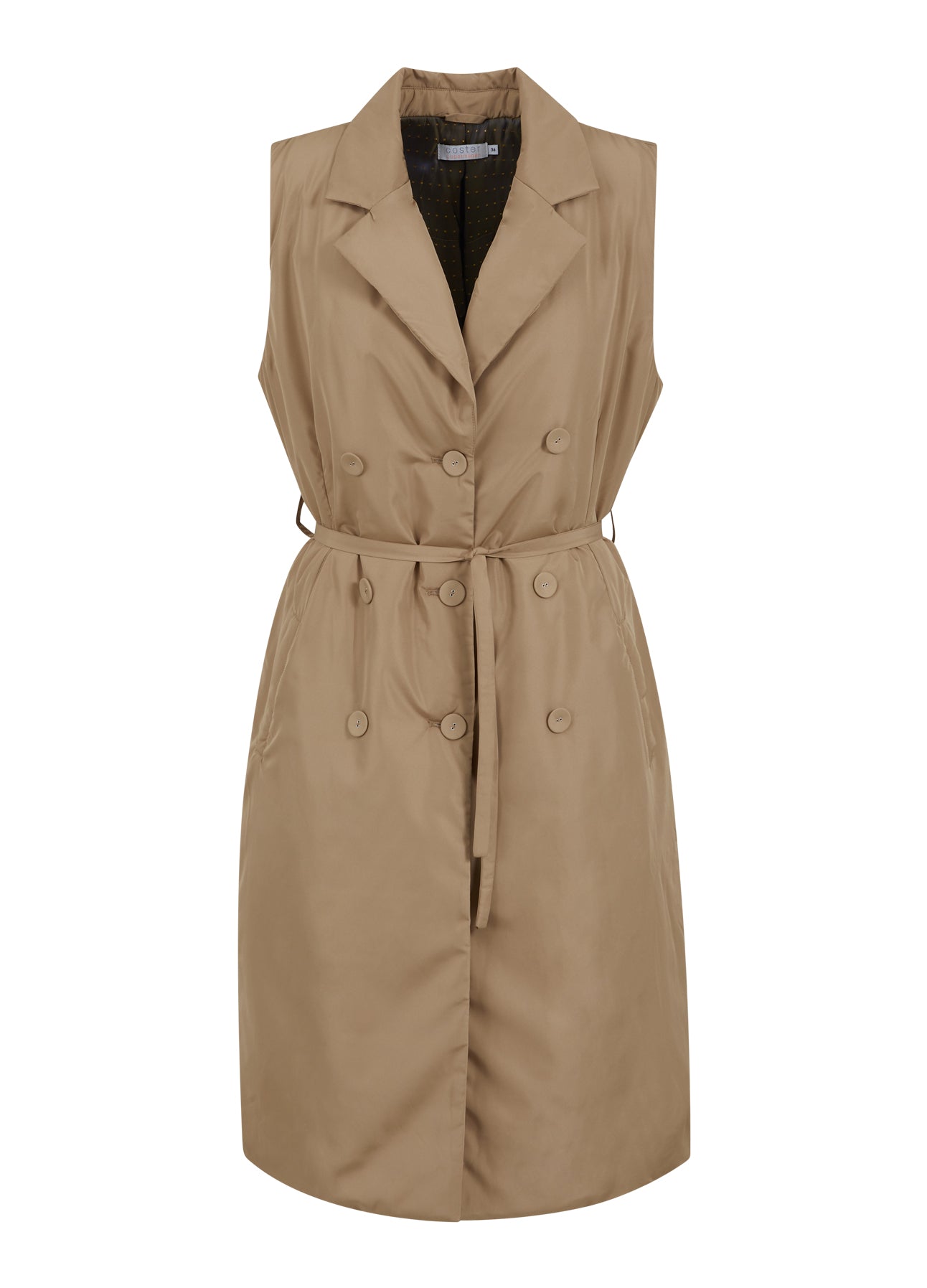 Coster Copenhagen  POLSTRET LANG VEST Vest Golden hazel - 352