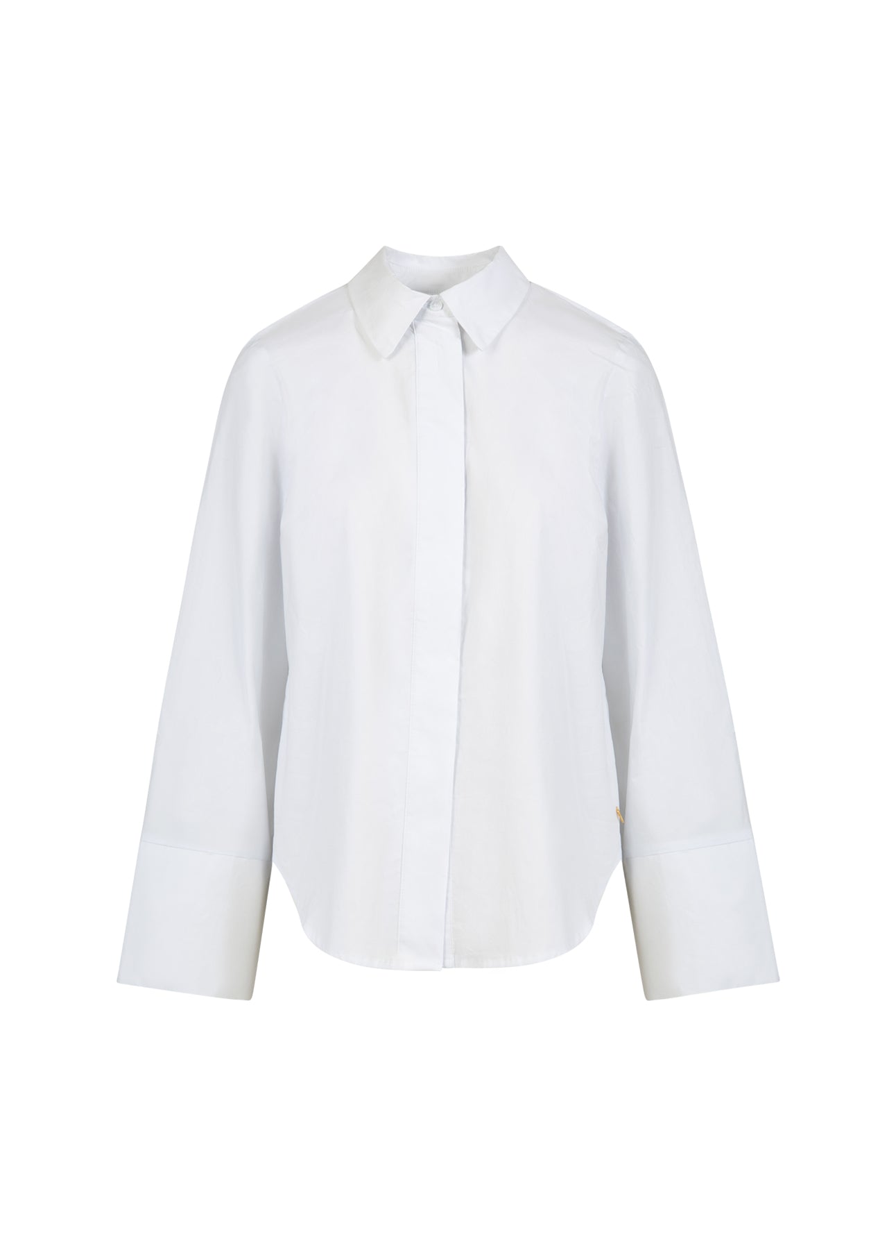 Coster Copenhagen SKJORTE MED RYG-PLISSE Shirt/Blouse White - 200