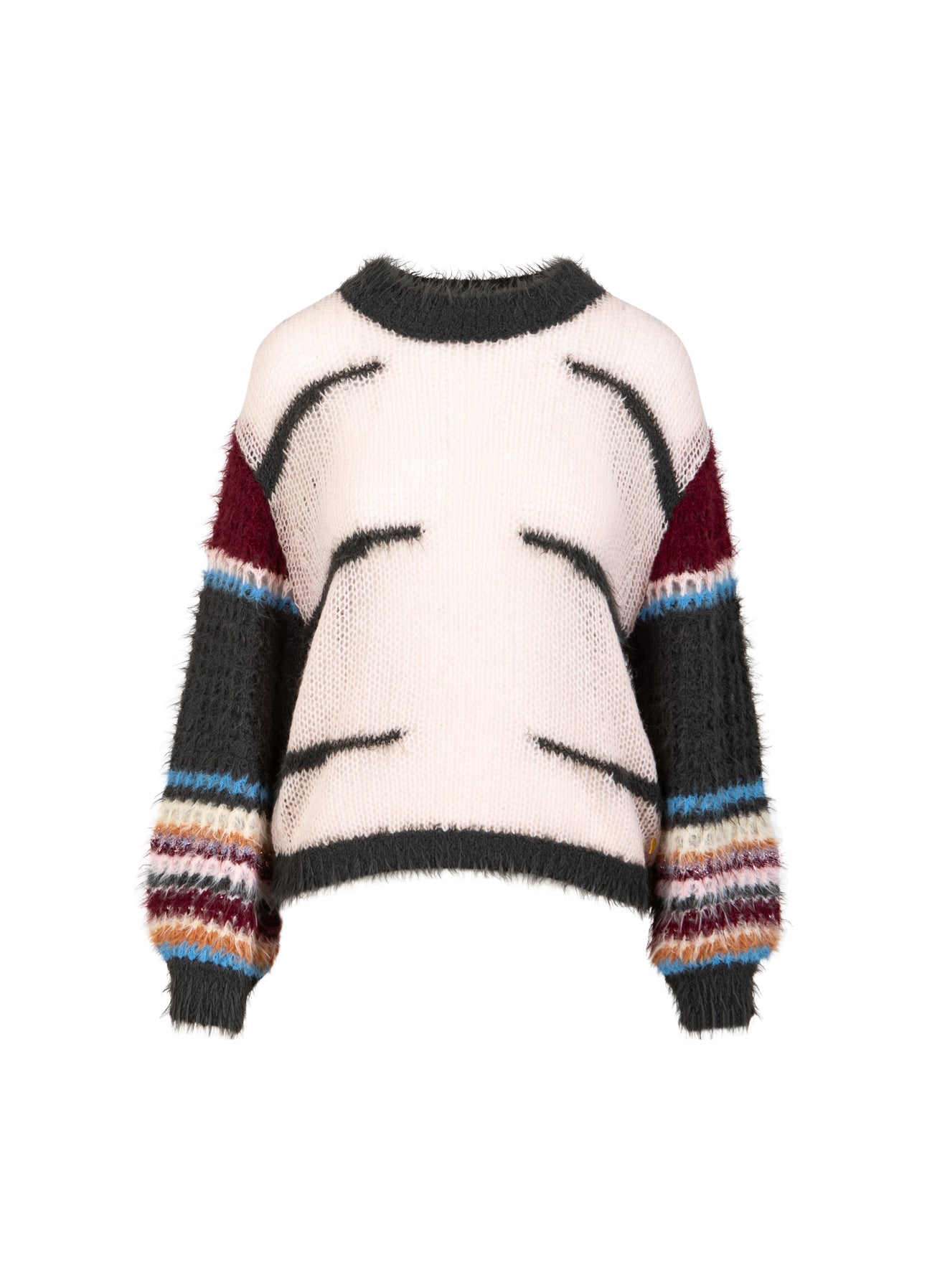 Coster Copenhagen STRIK MED HÆKLEDE ÆRMER Knitwear Mix - 999