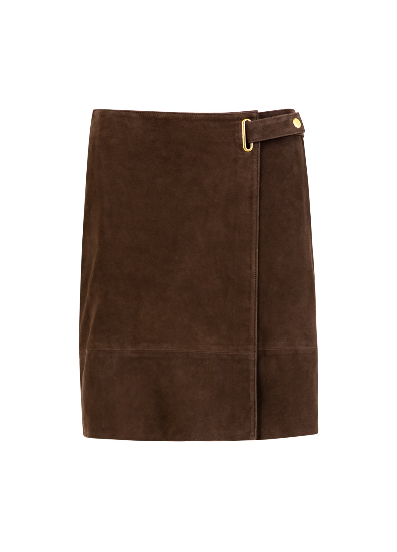Coster Copenhagen SUEDE NEDERDEL Skirt Warm brown - 367