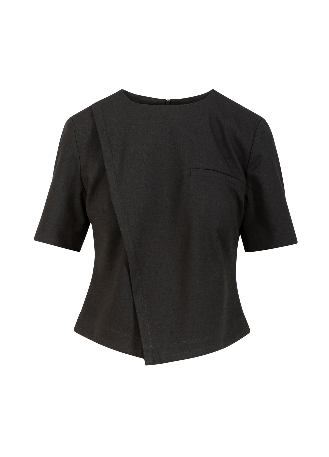 Coster Copenhagen TOP MED PLISSEEDETALJE Shirt/Blouse Black - 100