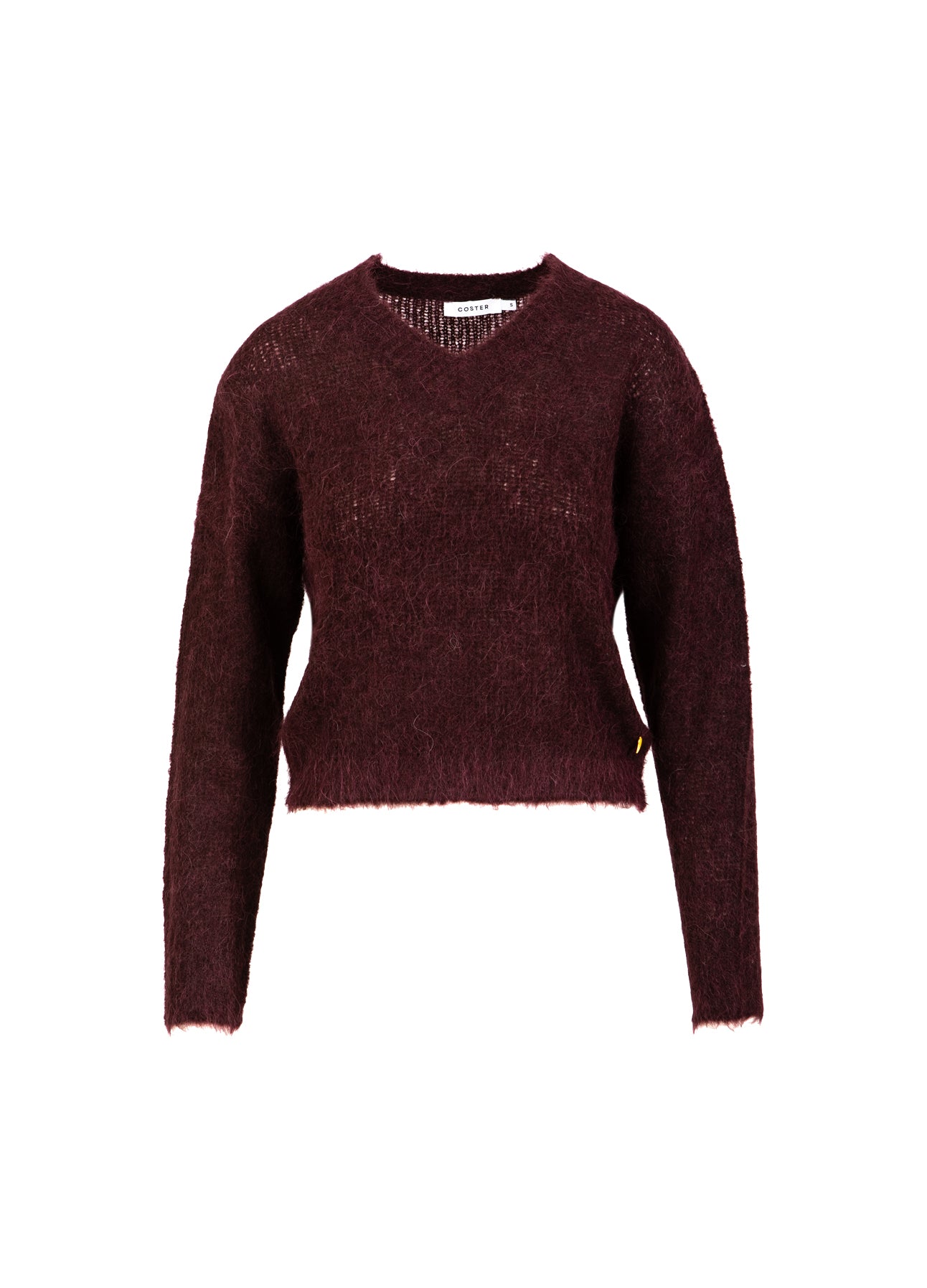 Coster Copenhagen V-HALSSTRIK I ALPAKA Knitwear Bordeaux - 653
