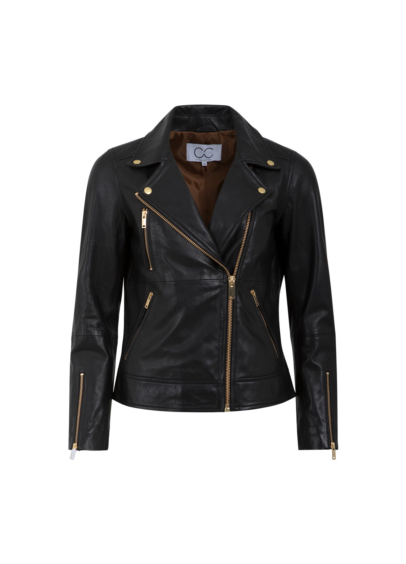 CC Heart CC HEART LÆDERJAKKE Outerwear Black - 100
