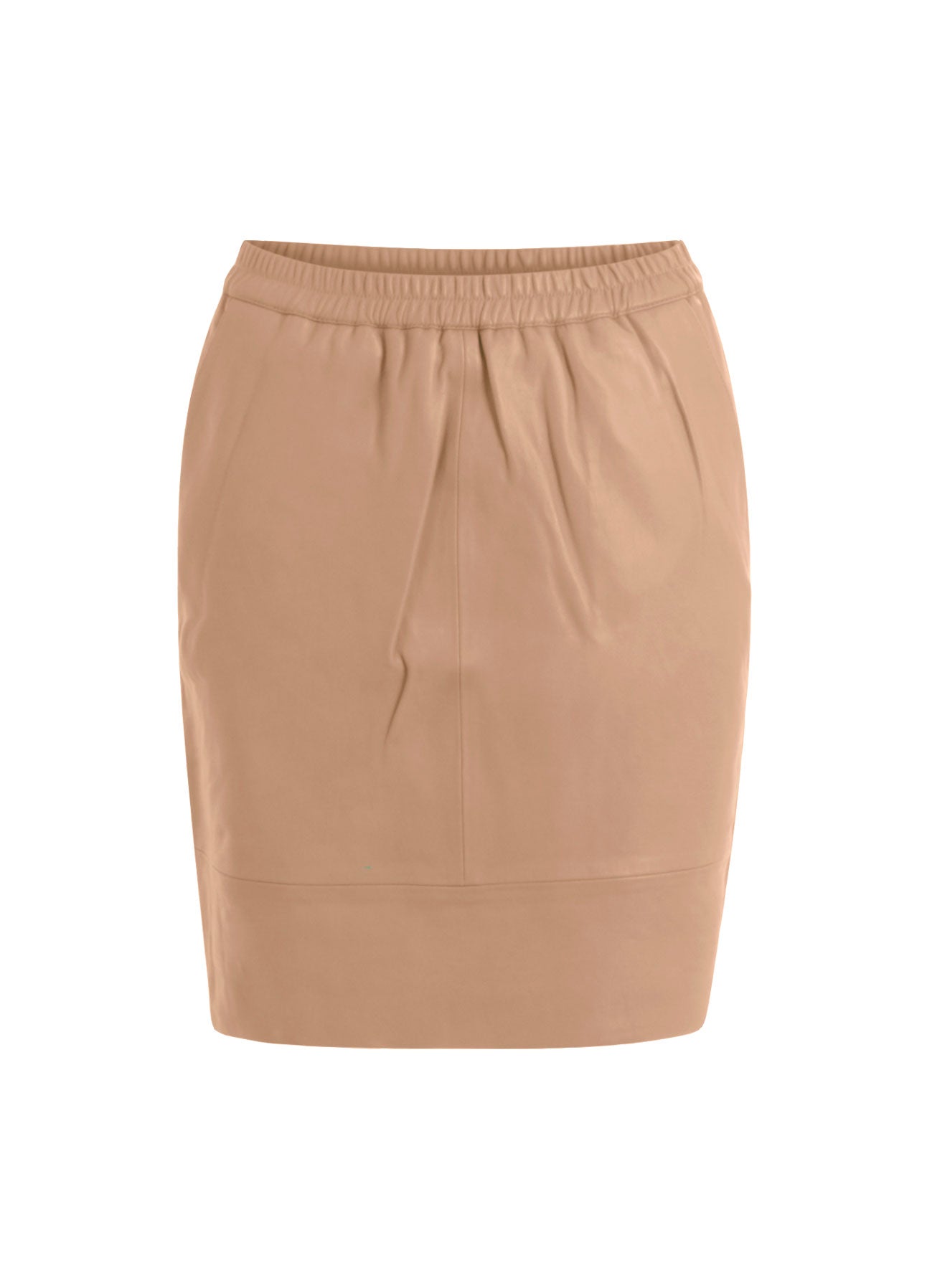 CC Heart CC HEART LÆDERNEDERDEL Skirt Golden Beige - 346