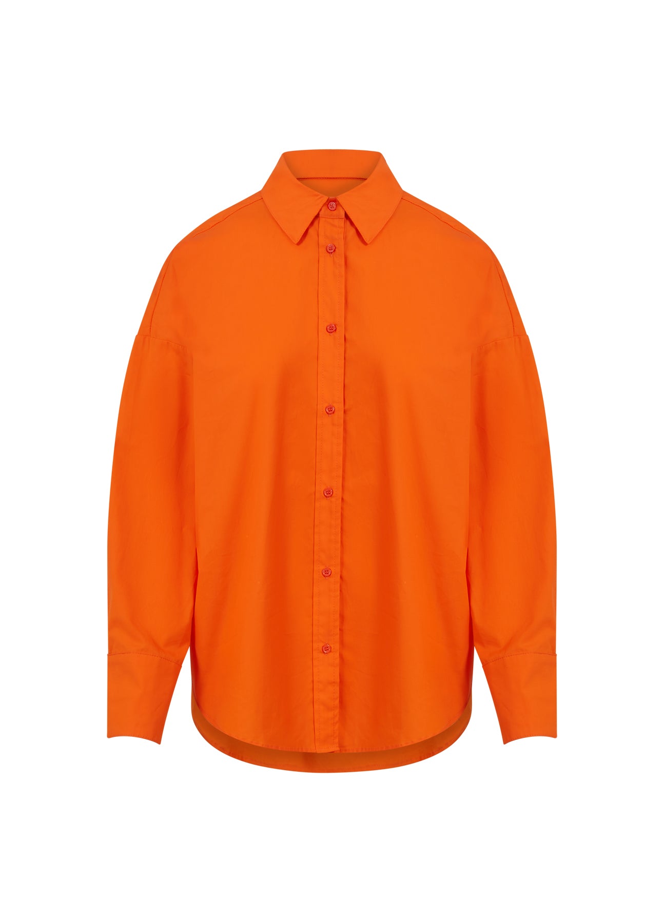 CC Heart CC HEART OVERSIZED BOMULDSSKJORTE Shirt/Blouse Orange -701