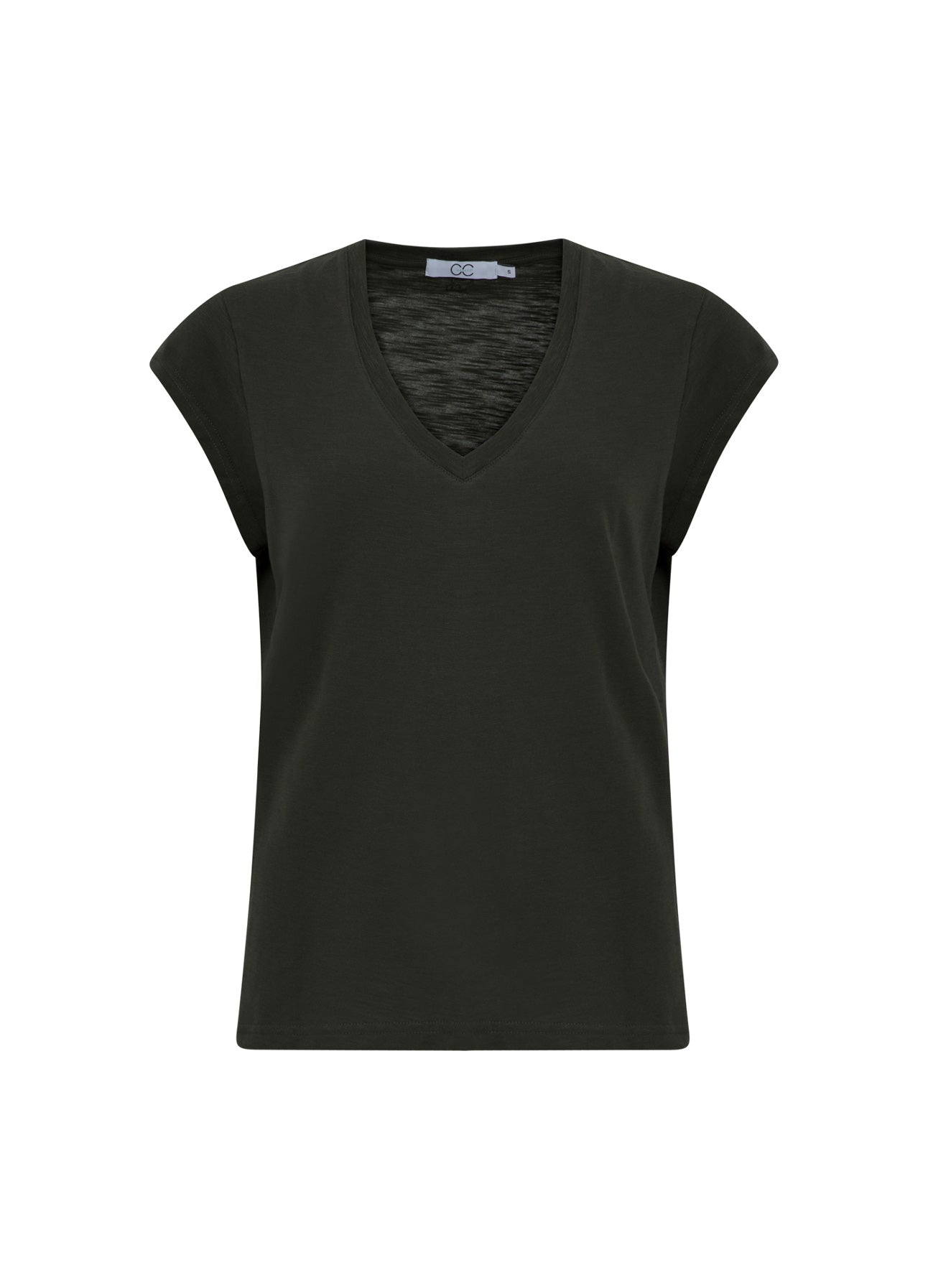 CC Heart CC HEART V-HALS T-SHIRT T-Shirt Black - 100