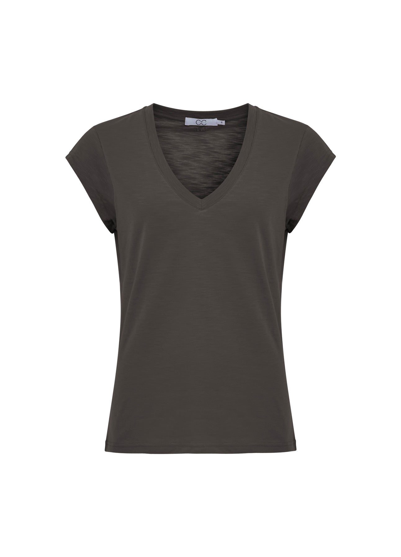 CC Heart CC HEART V-HALS T-SHIRT T-Shirt Hunter Green - 486