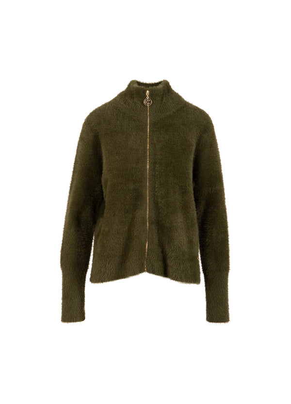 FLUFFY STRIKKET CARDIGAN