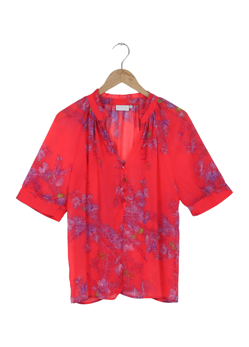 PRE-LOVED TOP M. FEATHER BLOOM PRINT - Feather bloom print