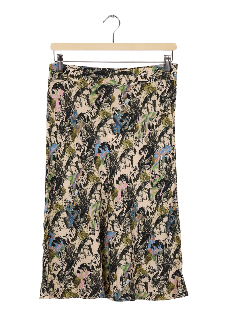 PRE-LOVED CUPRO NEDERDEL I FLOWER FIELD PRINT - Flower field print