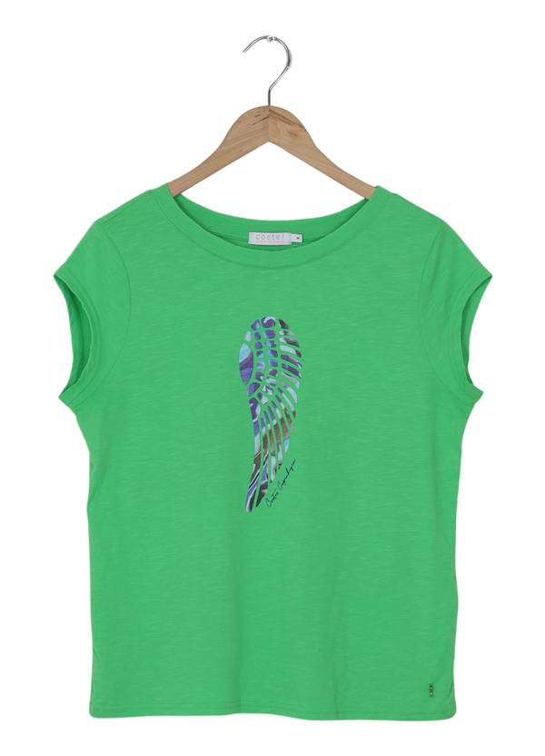 PRE-LOVED FLOW WING T-SHIRT - Forest green