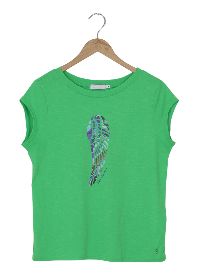 PRE-LOVED FLOW WING T-SHIRT - Forest green