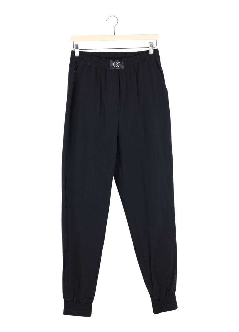 PRE-LOVED CC HEART JOSIE TRACK PANTS - Black