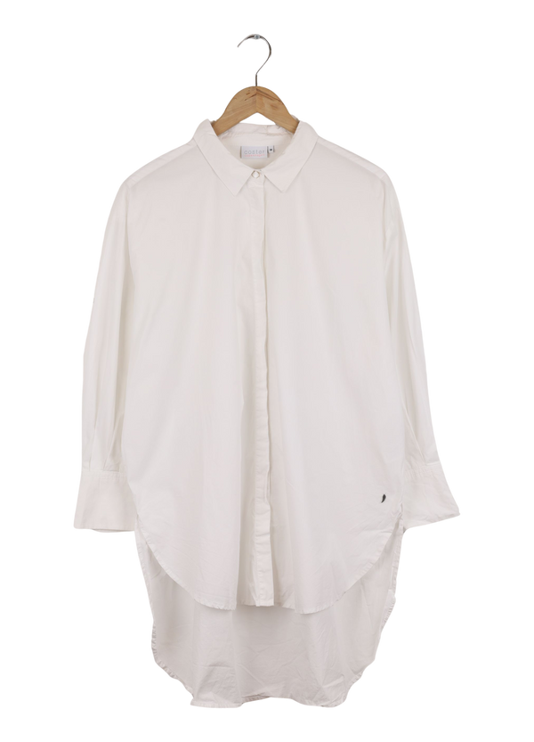 PRE-LOVED OVERSIZED OXFORD SKJORTE  - White