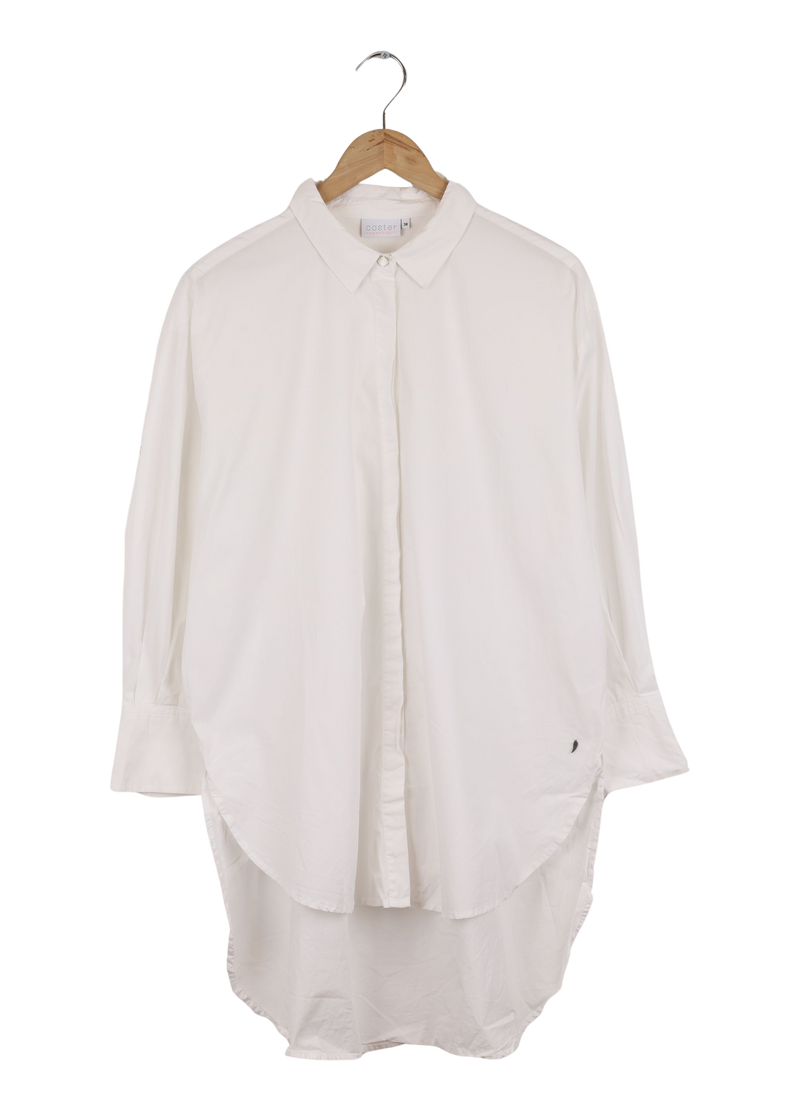 PRE-LOVED OVERSIZED OXFORD SKJORTE  - White