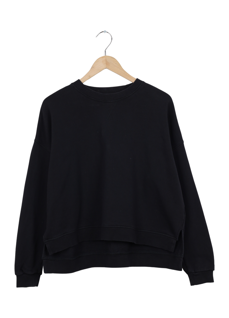 PRE-LOVED CC HEART CASUAL SWEATSHIRT - ØKOLOGISK BOMULD - Black