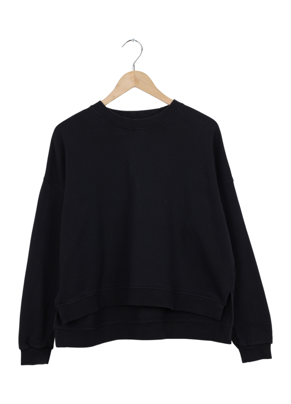 PRE-LOVED CC HEART CASUAL SWEATSHIRT - ØKOLOGISK BOMULD - Black