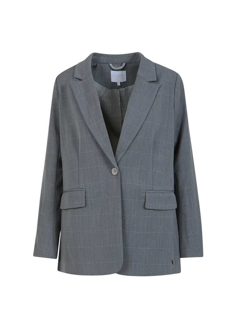 Coster Copenhagen  AFSLAPPET BLAZER Blazer Light grey check - 160