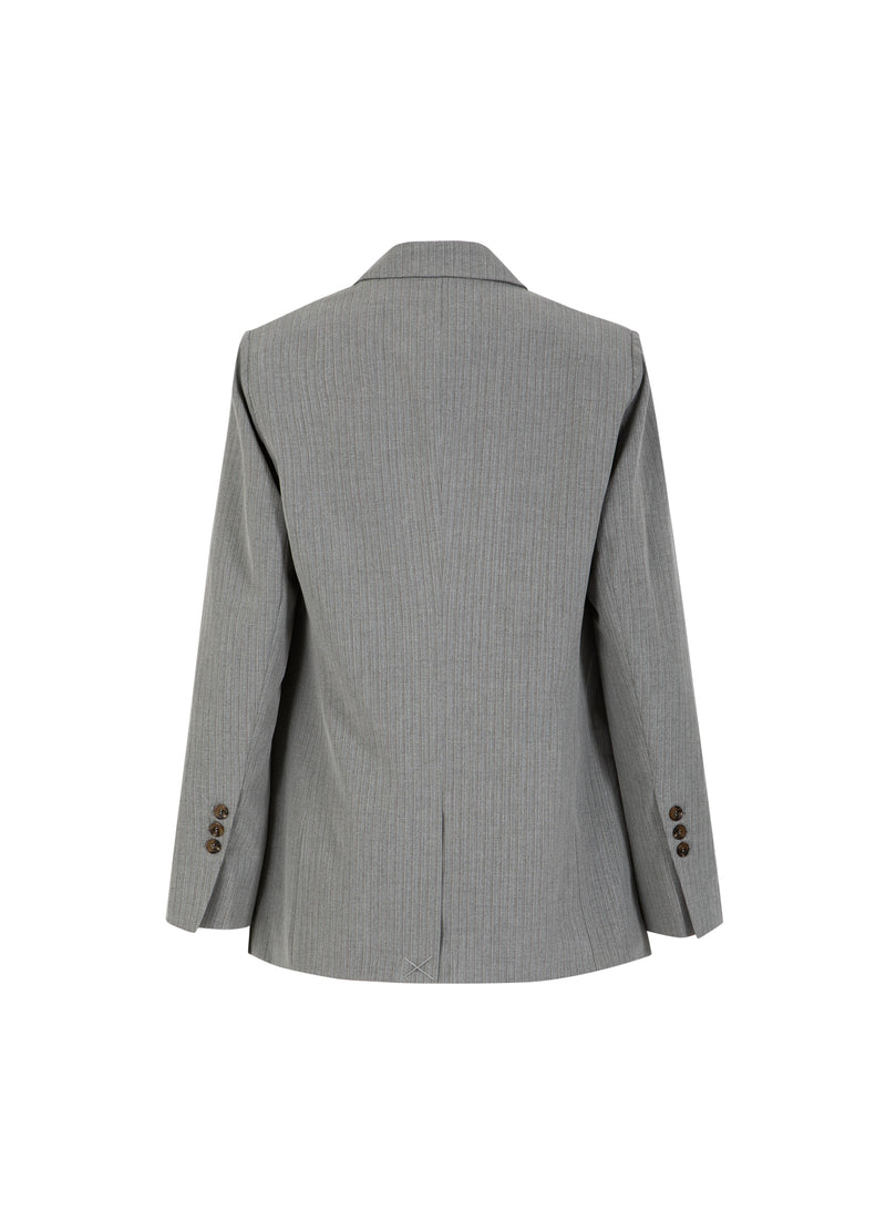 Coster Copenhagen AFSLAPPET BLAZER Blazer Mist grey pin stripe - 175