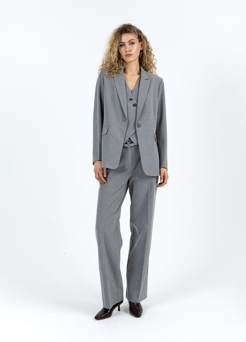 Coster Copenhagen AFSLAPPET BLAZER Blazer Mist grey pin stripe - 175