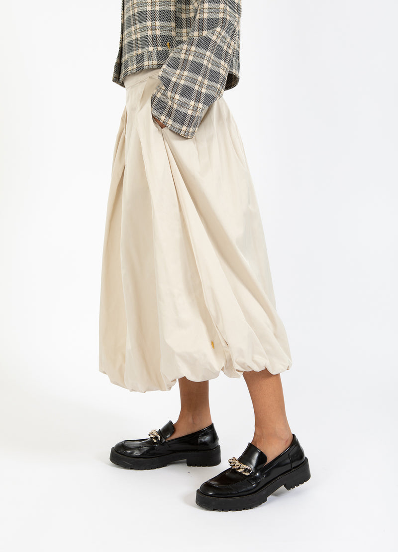 Coster Copenhagen BALLONNEDERDEL Skirt Desert sand - 329