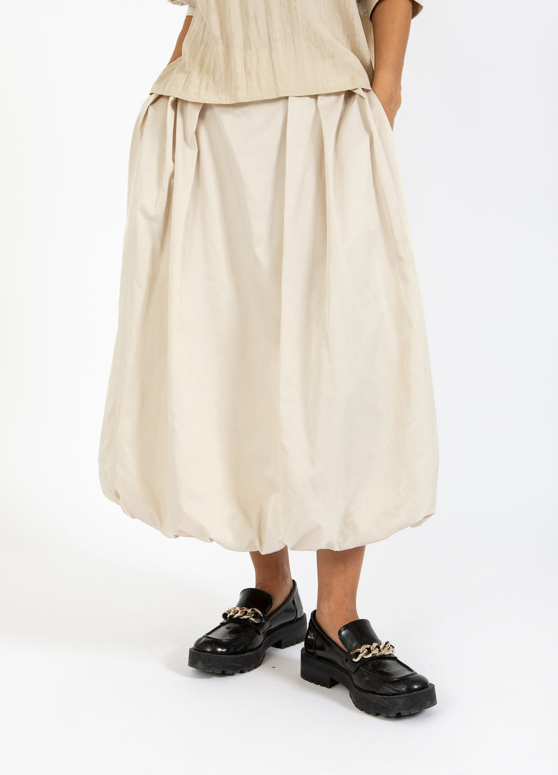 Coster Copenhagen BALLONNEDERDEL Skirt Desert sand - 329