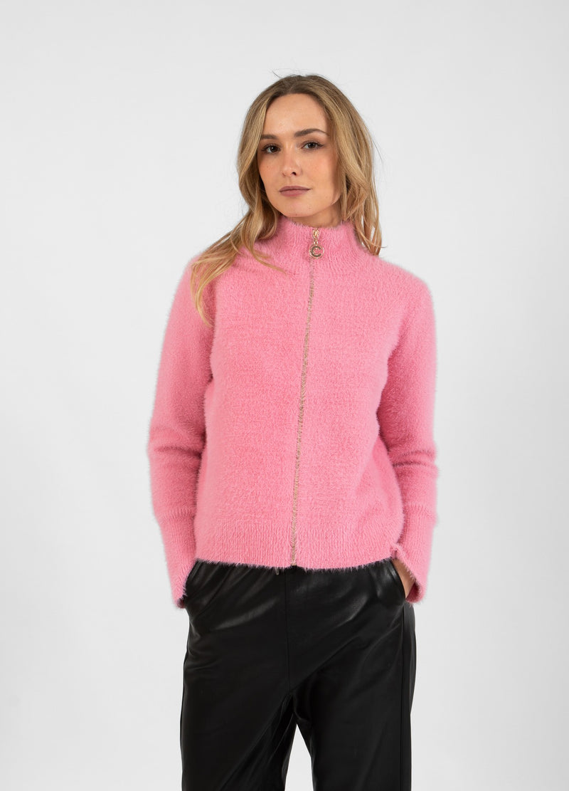 Coster Copenhagen  BLØD STRIKKET CARDIGAN Knitwear Dark Blush - 697